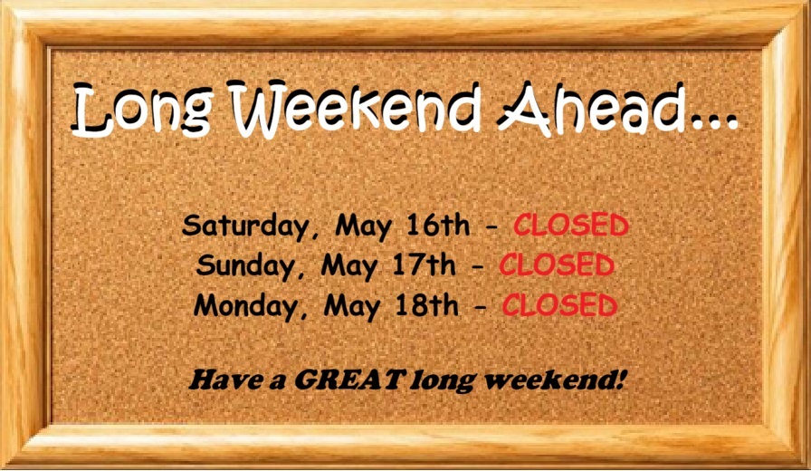 Holiday Hours